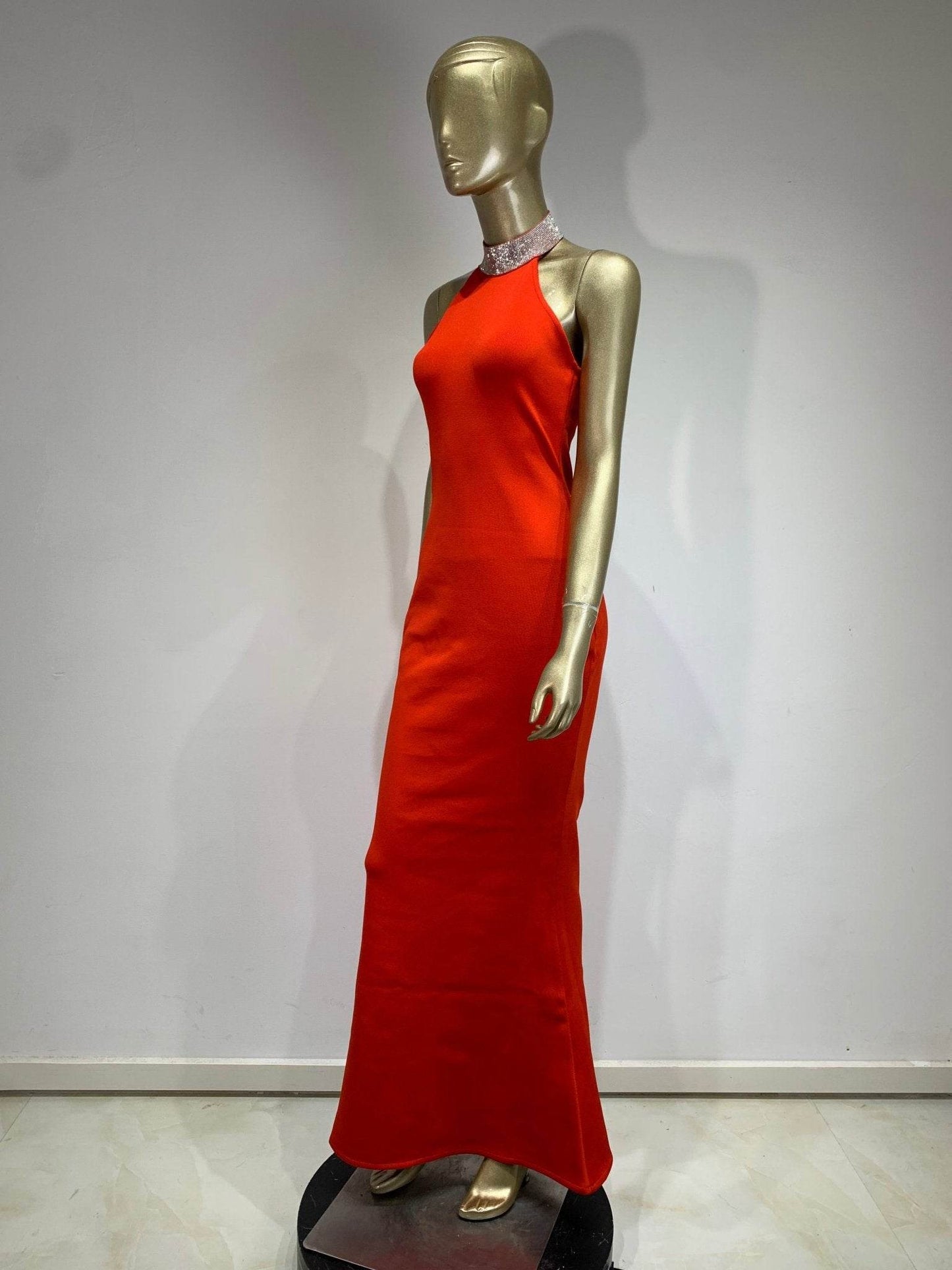 Aloma floor length dress - REBECATHELABEL