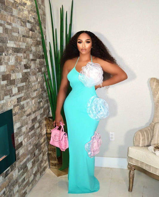 Aloma flower dress - REBECATHELABEL