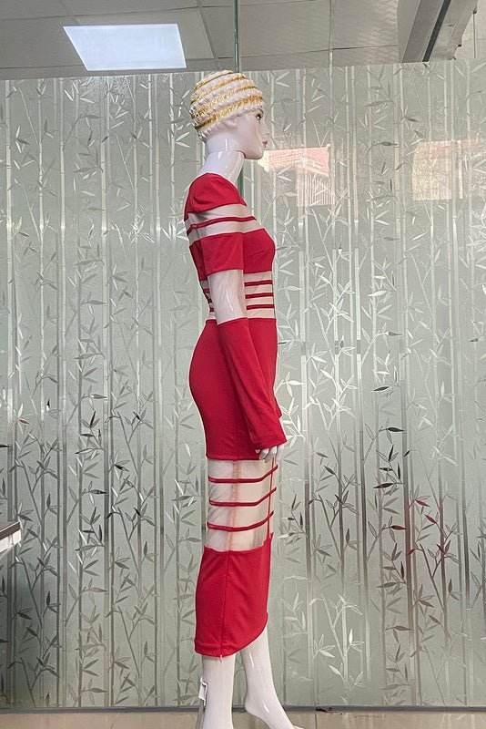 Aloma midi dress - REBECATHELABEL