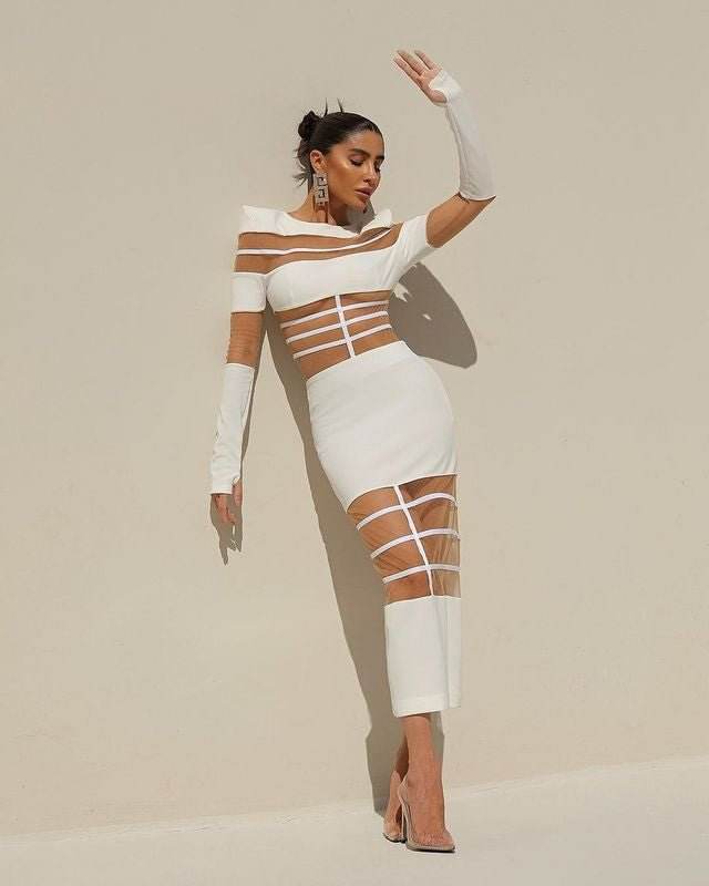 Aloma midi dress - REBECATHELABEL