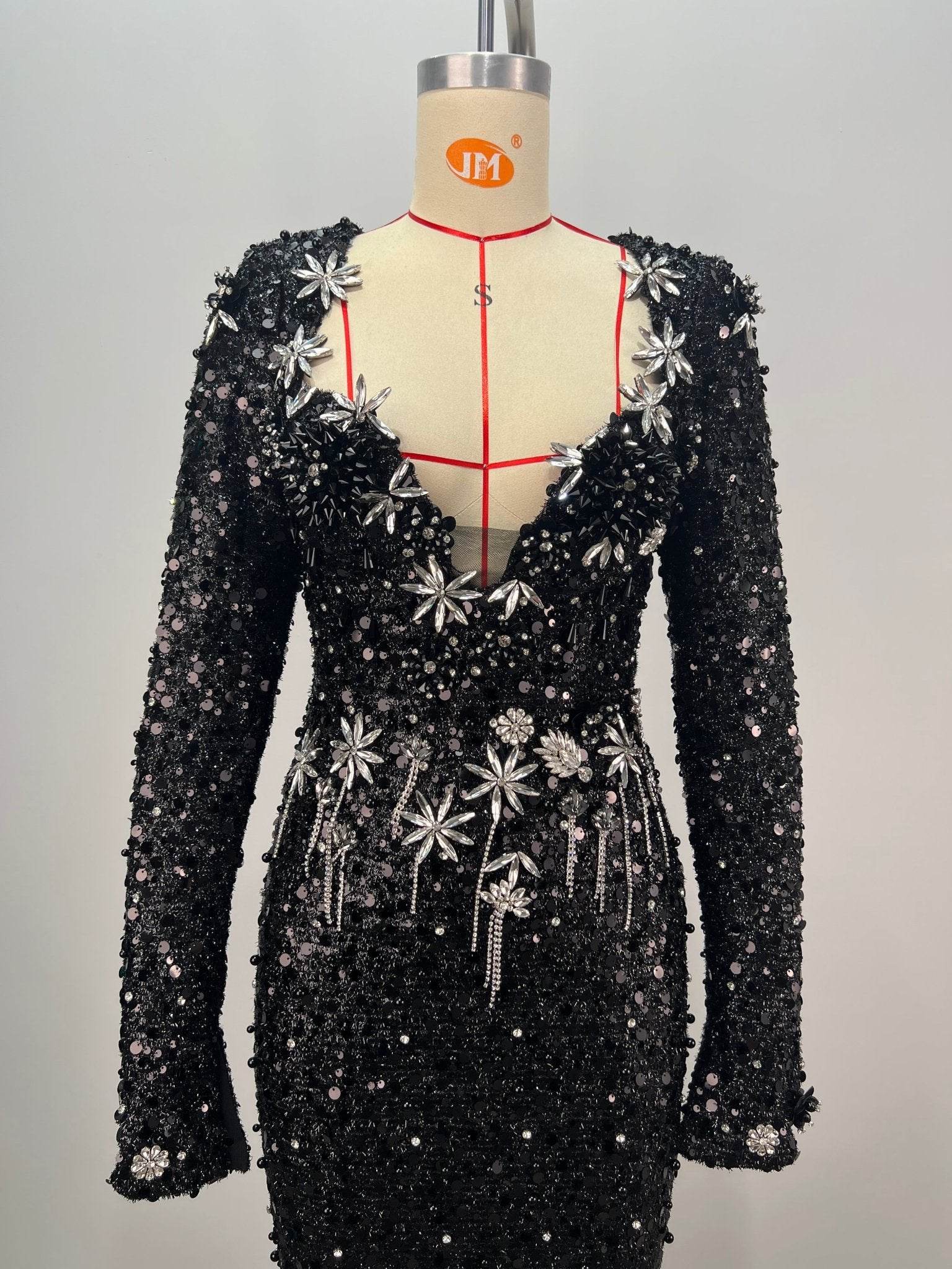 Becca sequin diamond dress - REBECATHELABEL