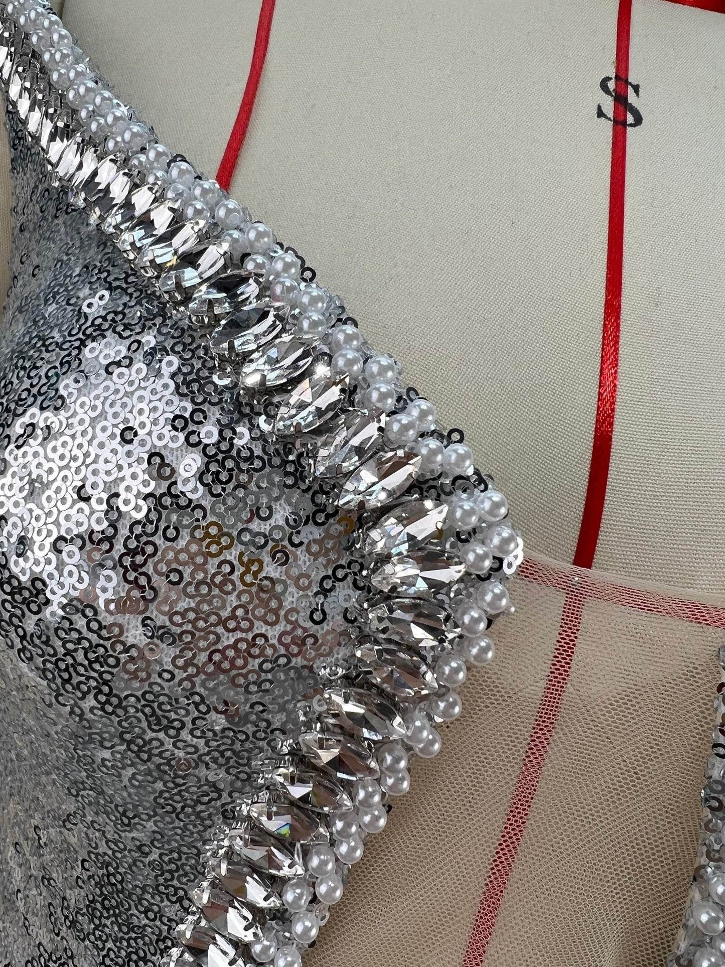 Becca sequins pearl dress - REBECATHELABEL