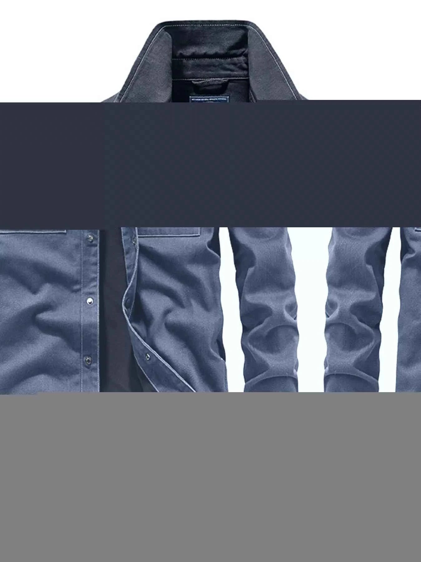 Men's Plus Size Button Up Long Sleeve Shirt