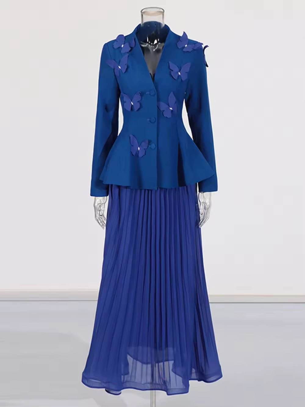 Blazer Pleated Skirt Sets - REBECATHELABEL