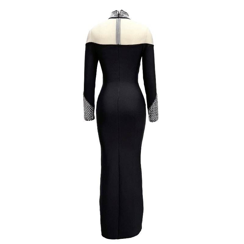 Camila diamond midi dress - REBECATHELABEL