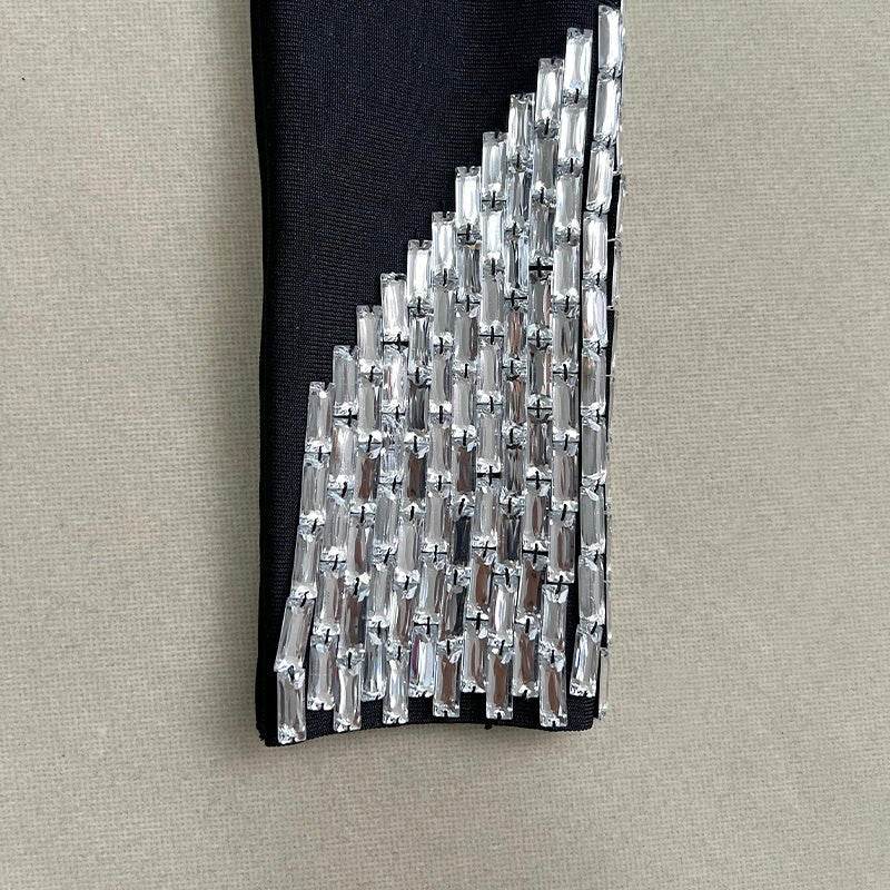 Camila diamond midi dress - REBECATHELABEL