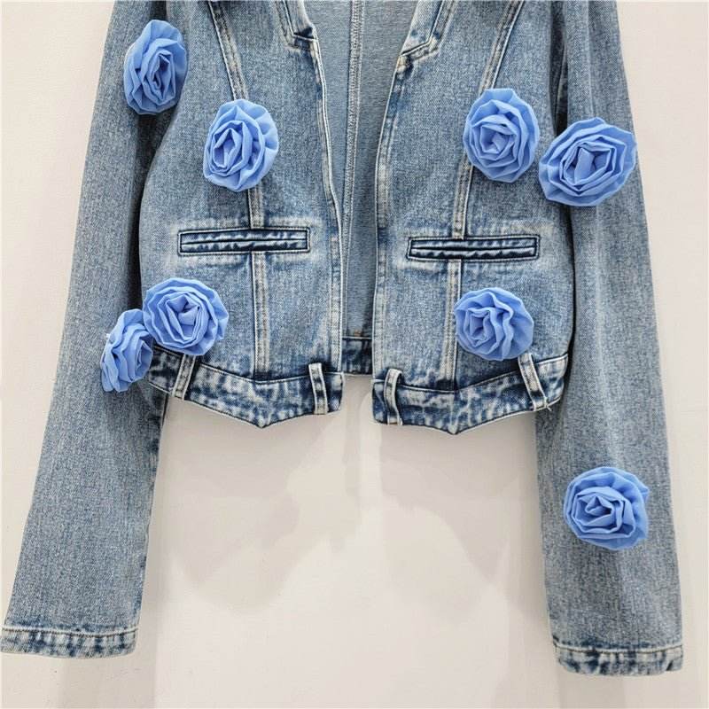 Camile denim jacket - REBECATHELABEL