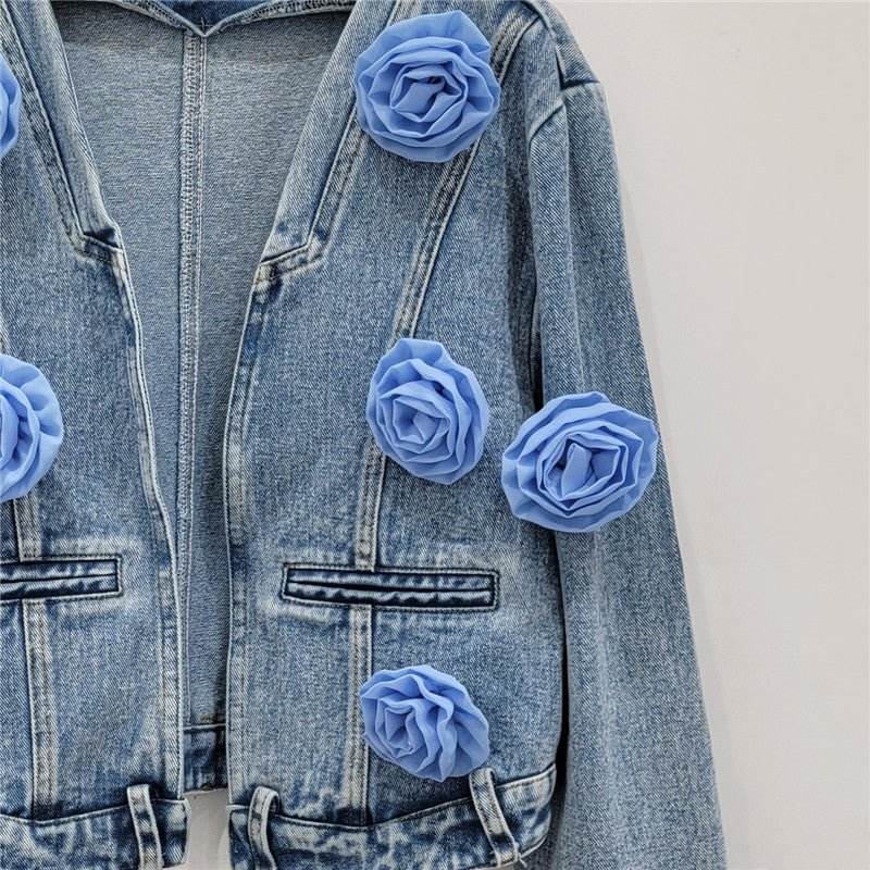 Camile denim jacket - REBECATHELABEL