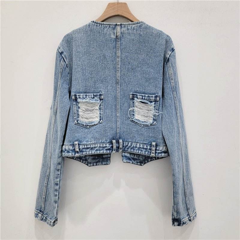 Camile denim jacket - REBECATHELABEL