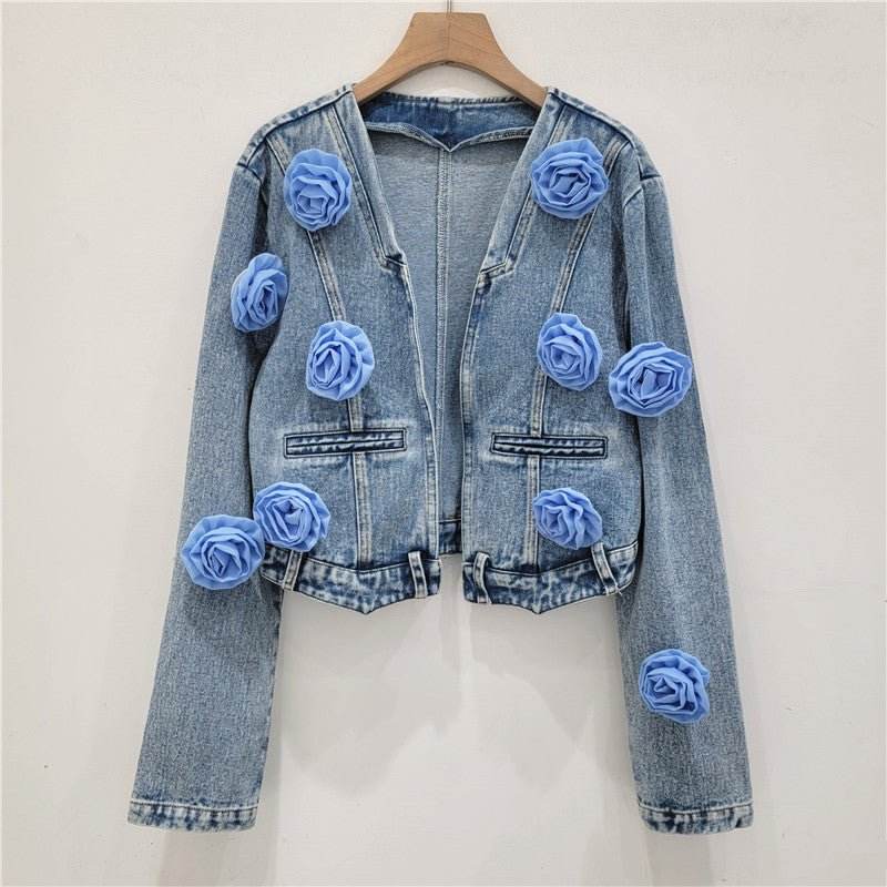 Camile denim jacket - REBECATHELABEL