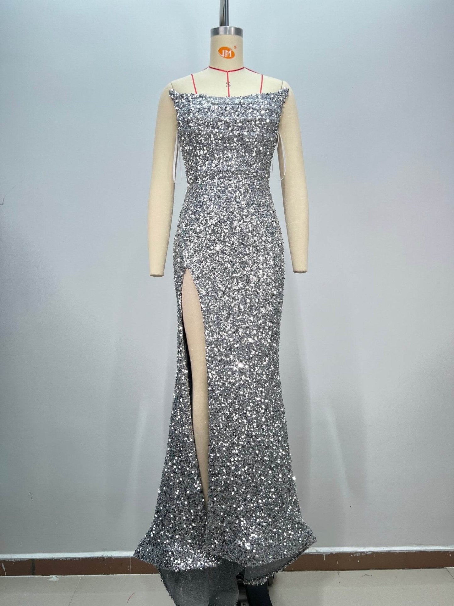Camile sequin floor length dress - REBECATHELABEL