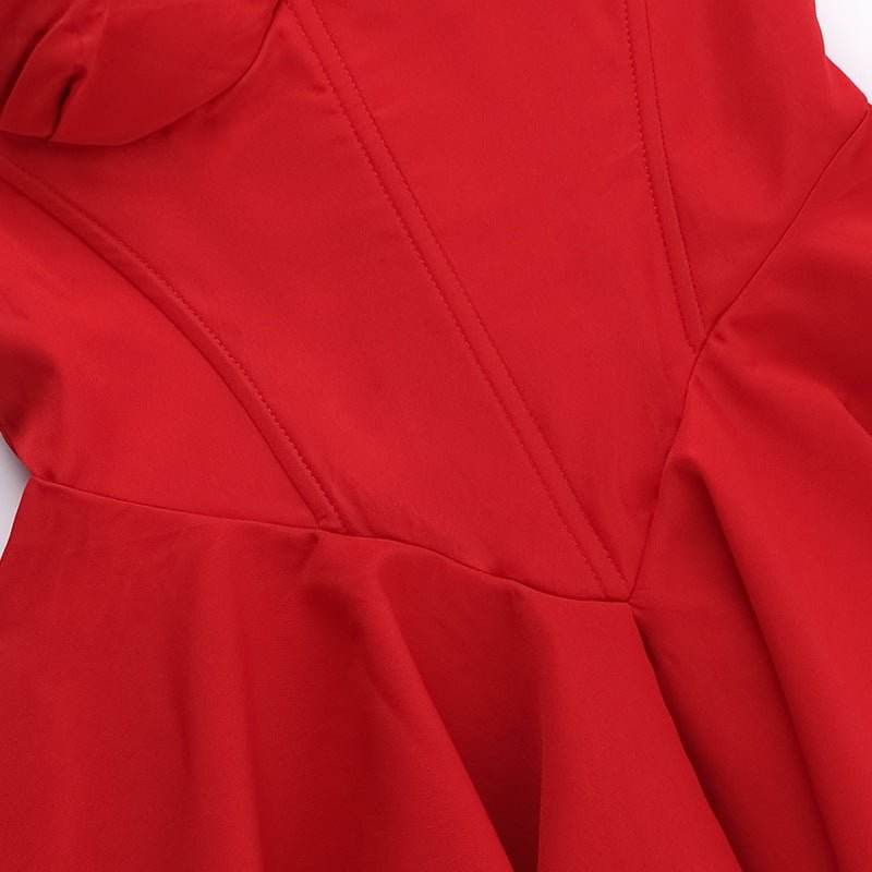 Deep V Plunge Tube Top Dress - REBECATHELABEL