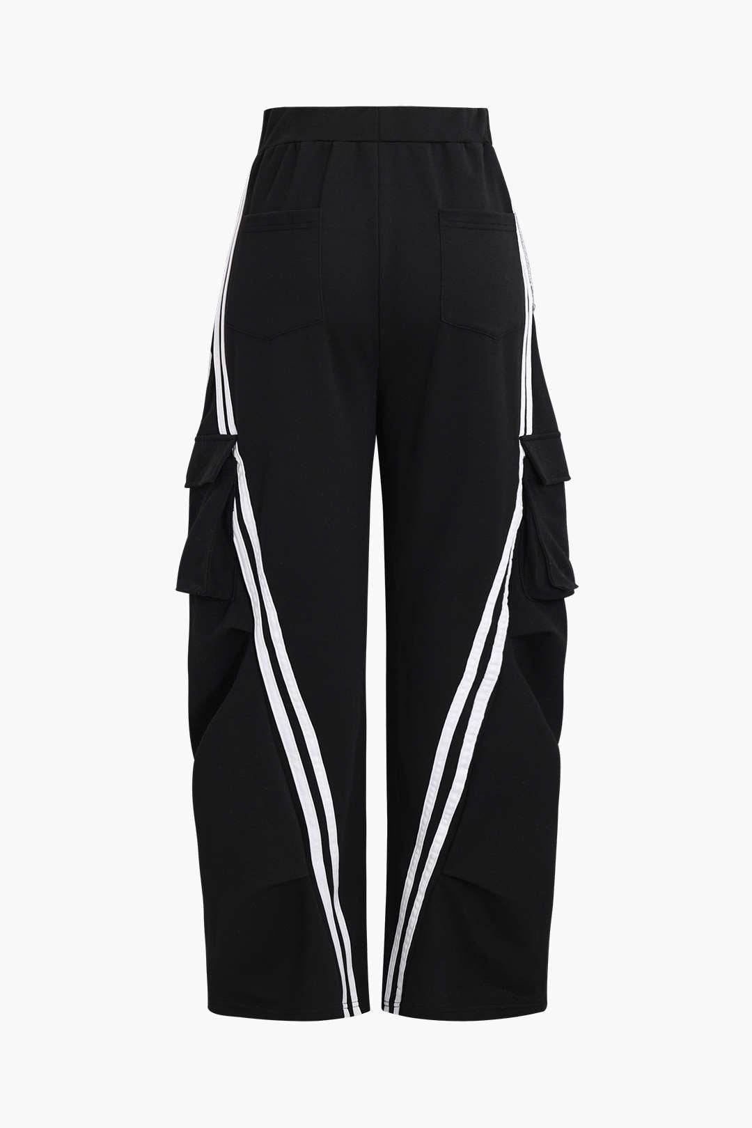 Denim Patchwork Pocket Trousers - REBECATHELABEL