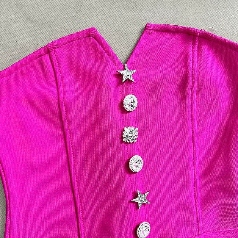 Detachable Spaghetti Strap Backless dress - REBECATHELABEL