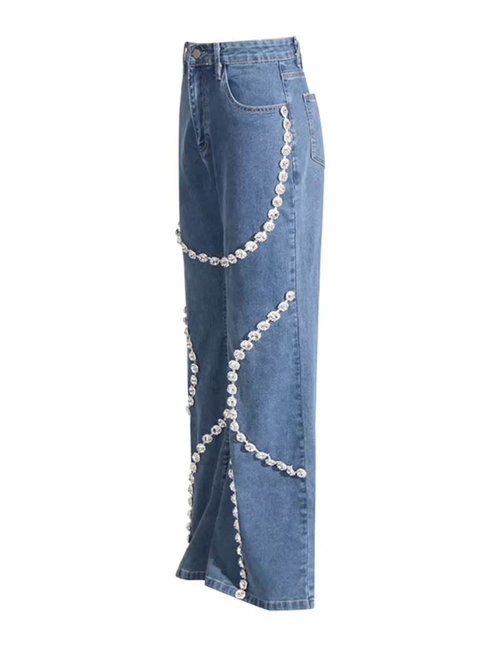Diamond Chain Jeans - REBECATHELABEL