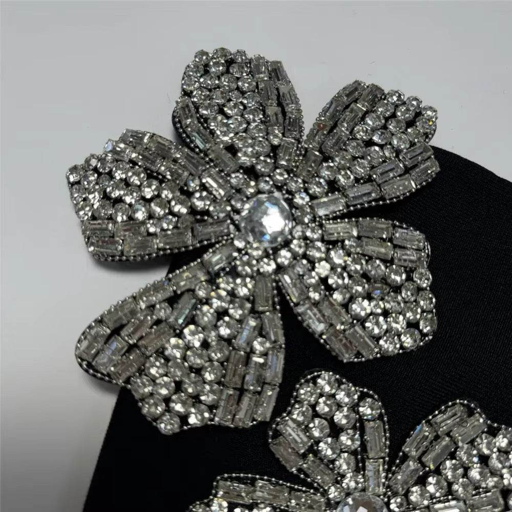 Diamond Crop Top & Long Skirt Two-Piece - REBECATHELABEL