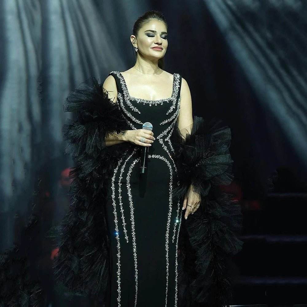 Diamond Evening Dress Red Carpet Sleeveless Tight Bandage dress - REBECATHELABEL