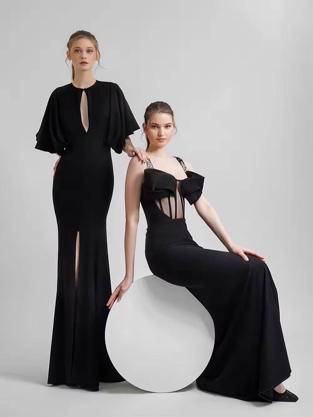 Diamond Mesh Patchwork Spaghetti Strap dress - REBECATHELABEL