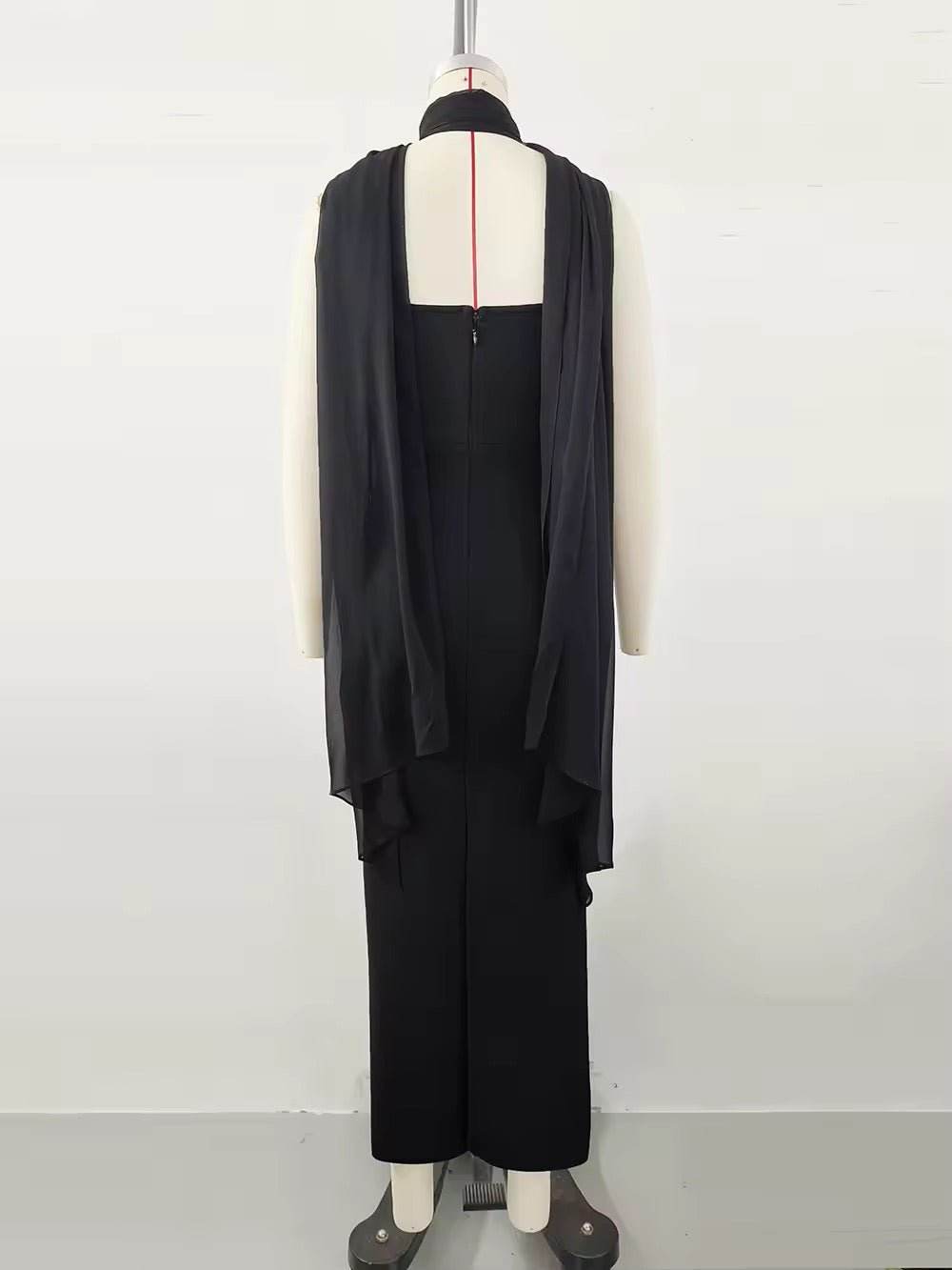 Diamond Strapless Dress With Ribbons Sleeveless Off Shoulder - REBECATHELABEL