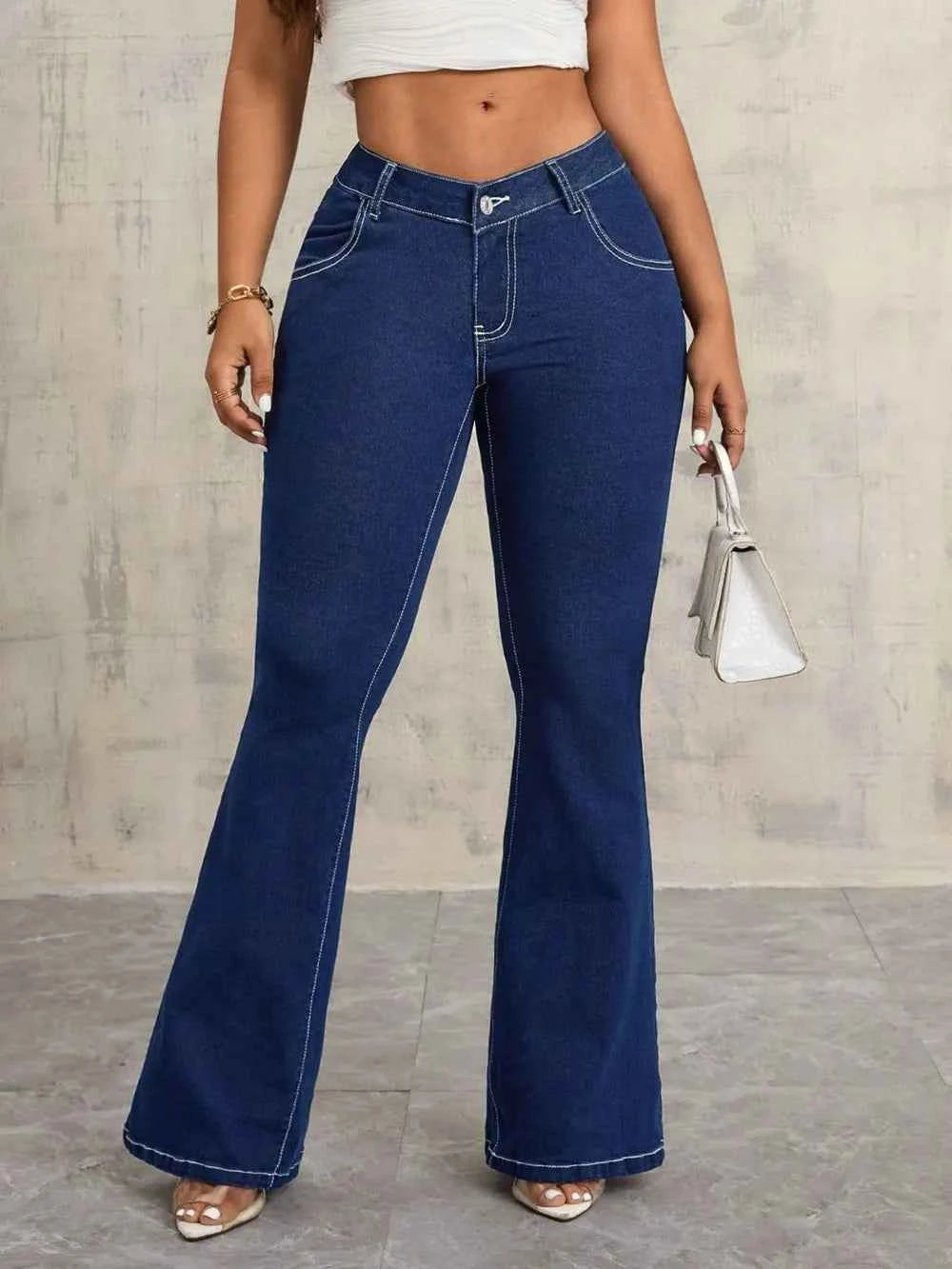 Flare Jeans with Pockets