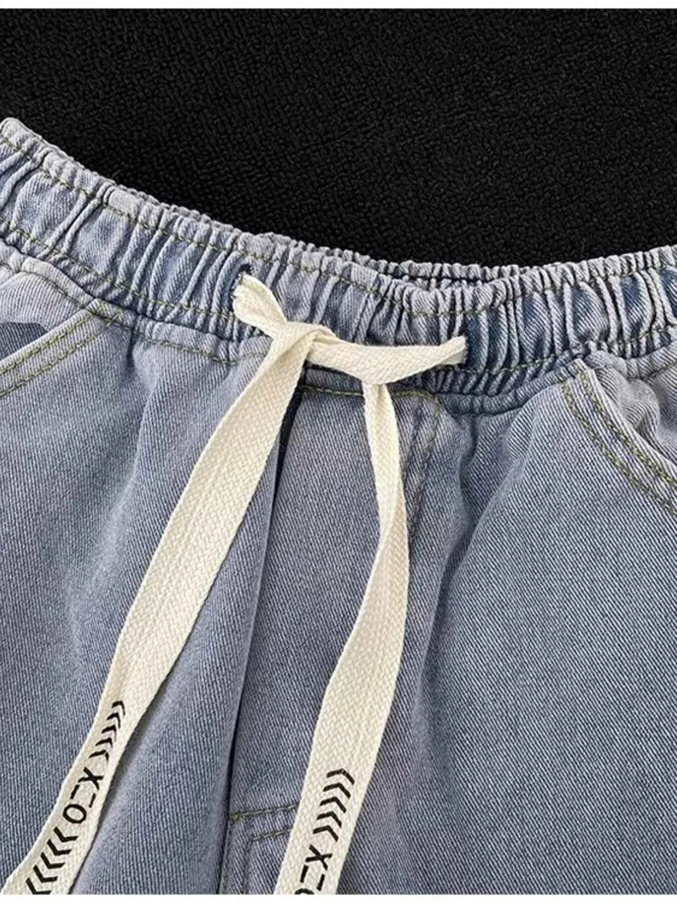 Men's Full Size Wide Leg Wash Jeans Plus Size