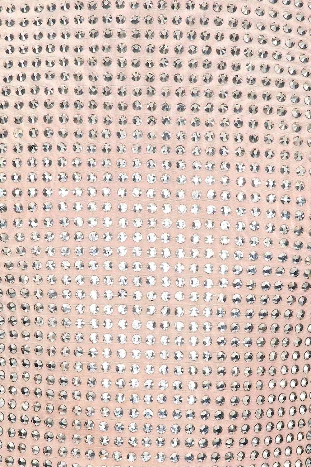 Hot Diamond Mesh Tight Maxi Dress - REBECATHELABEL