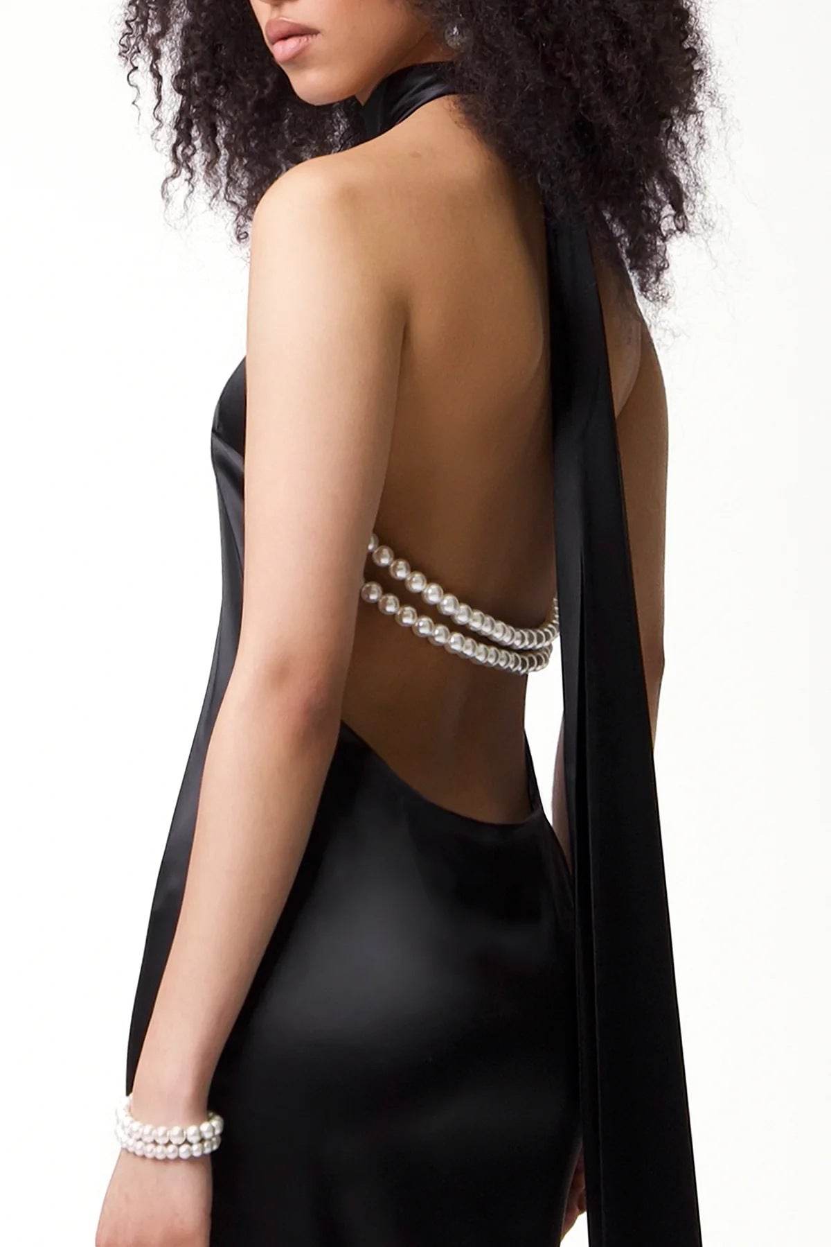 Kiki midi black dress - REBECATHELABEL