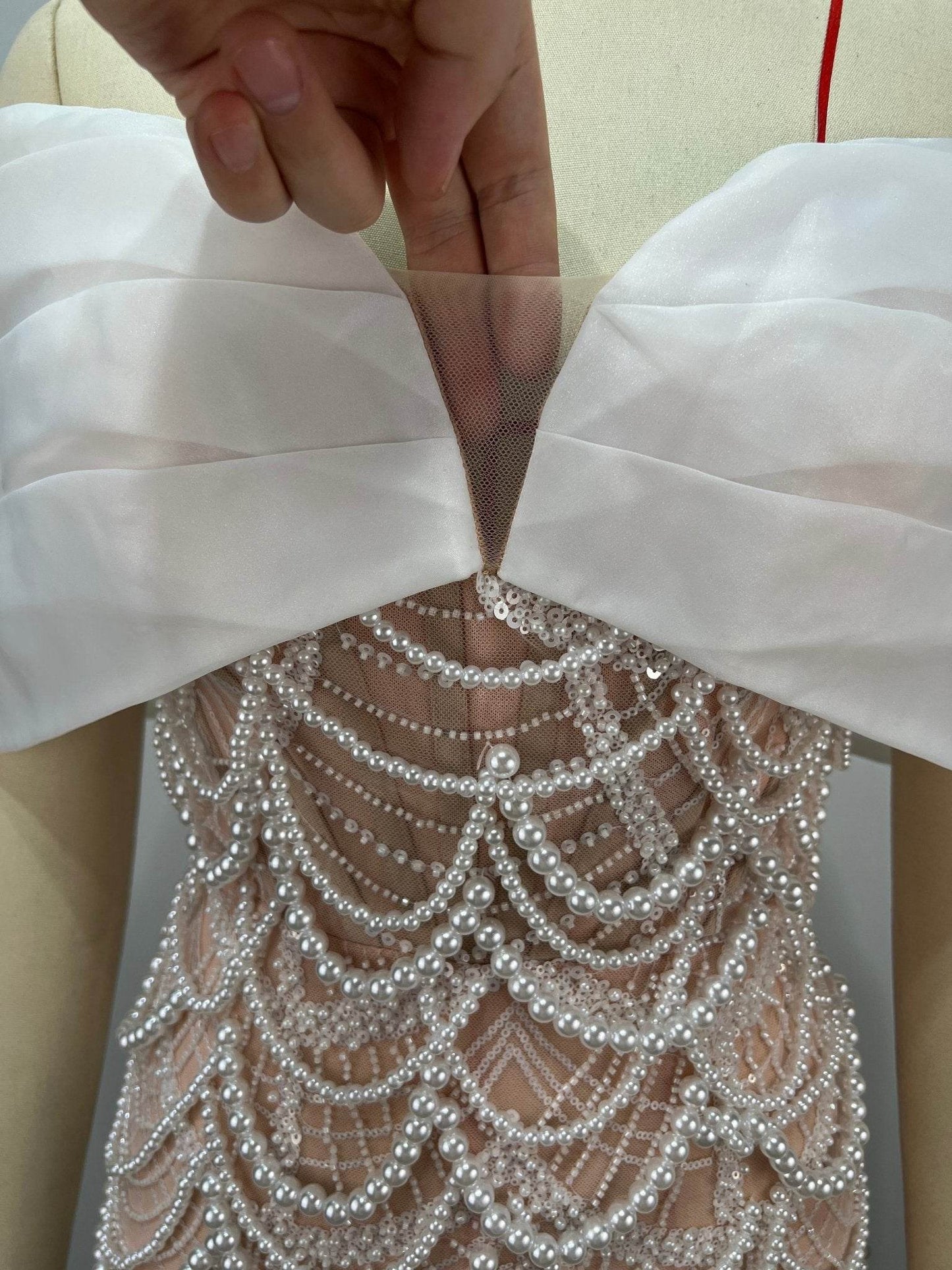 Kimola pearl mini dress - REBECATHELABEL