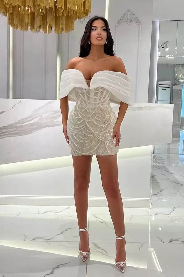 Kimola pearl mini dress - REBECATHELABEL