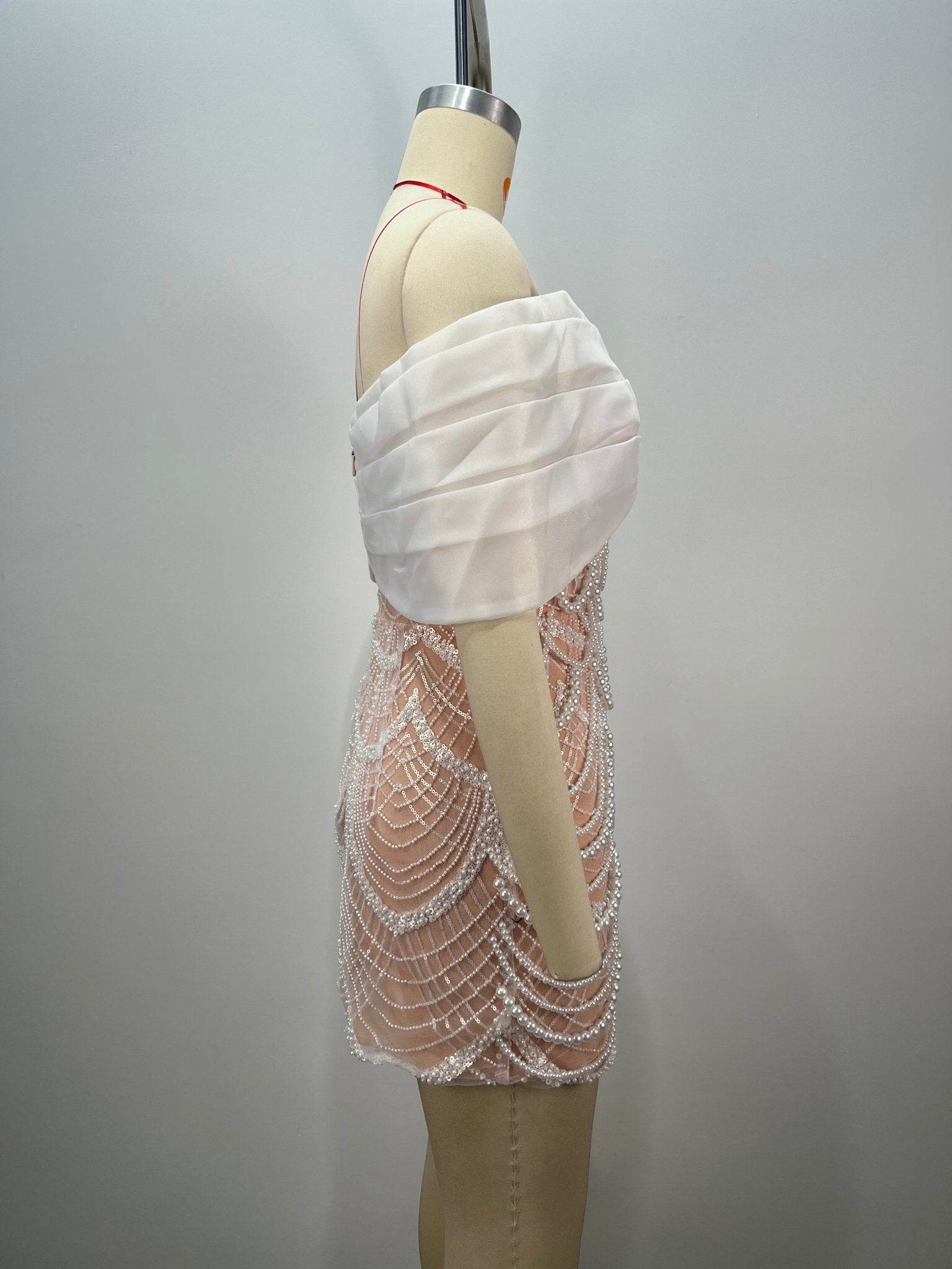 Kimola pearl mini dress - REBECATHELABEL