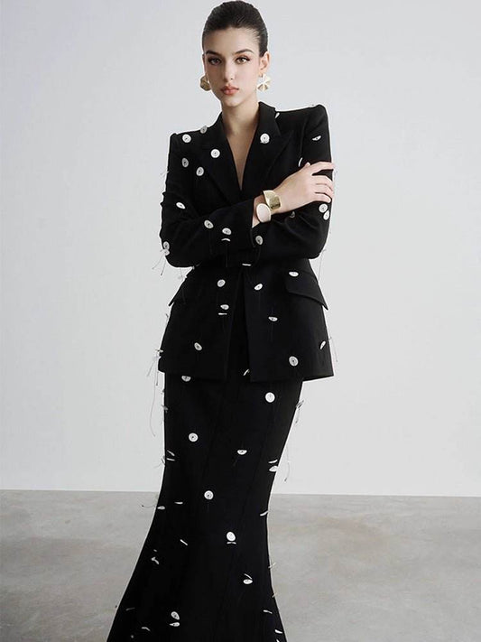 Kimola skirt blazer set - REBECATHELABEL