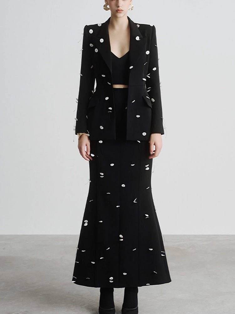 Kimola skirt blazer set - REBECATHELABEL