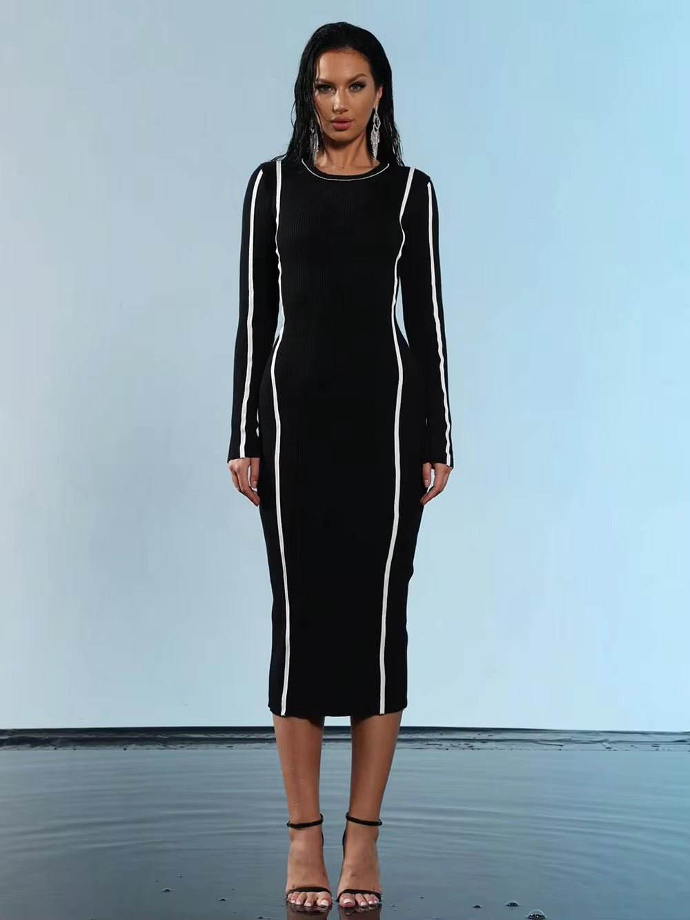 Knitted Vintage dress - REBECATHELABEL