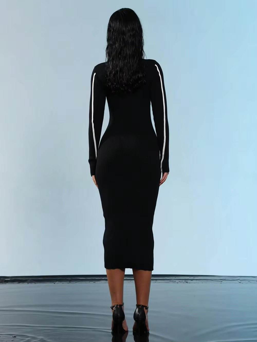 Knitted Vintage dress - REBECATHELABEL