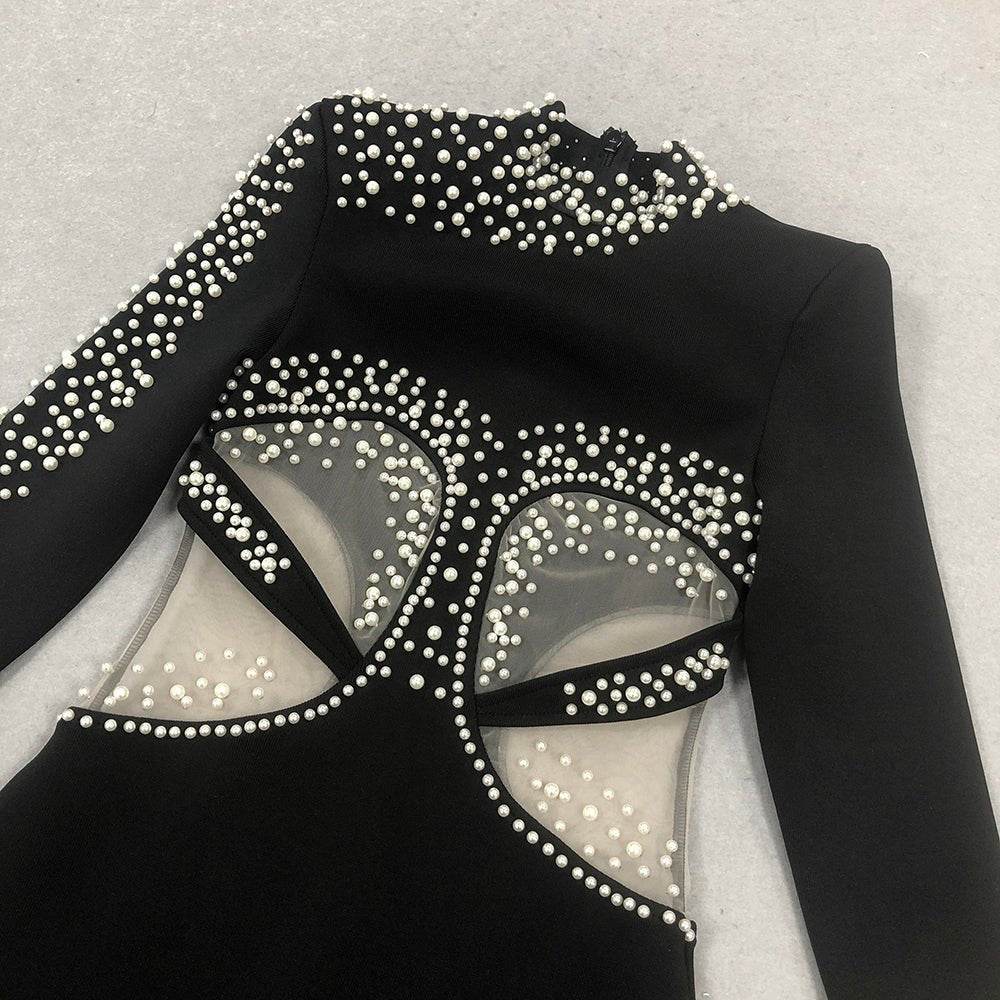 Lala pearl midi dress - REBECATHELABEL