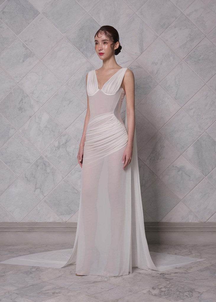 Lala white dress - REBECATHELABEL