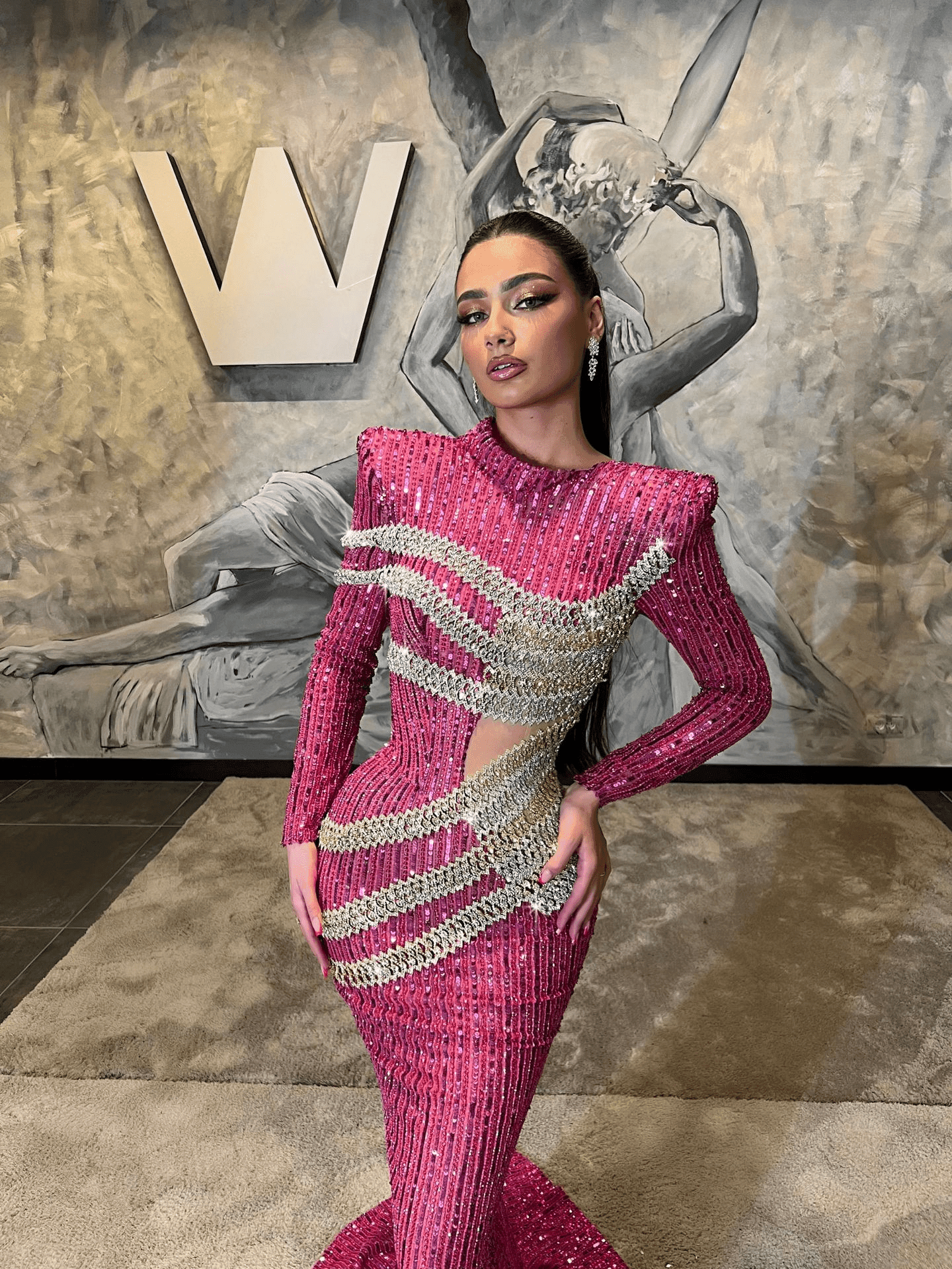 Lili floor length dress - REBECATHELABEL