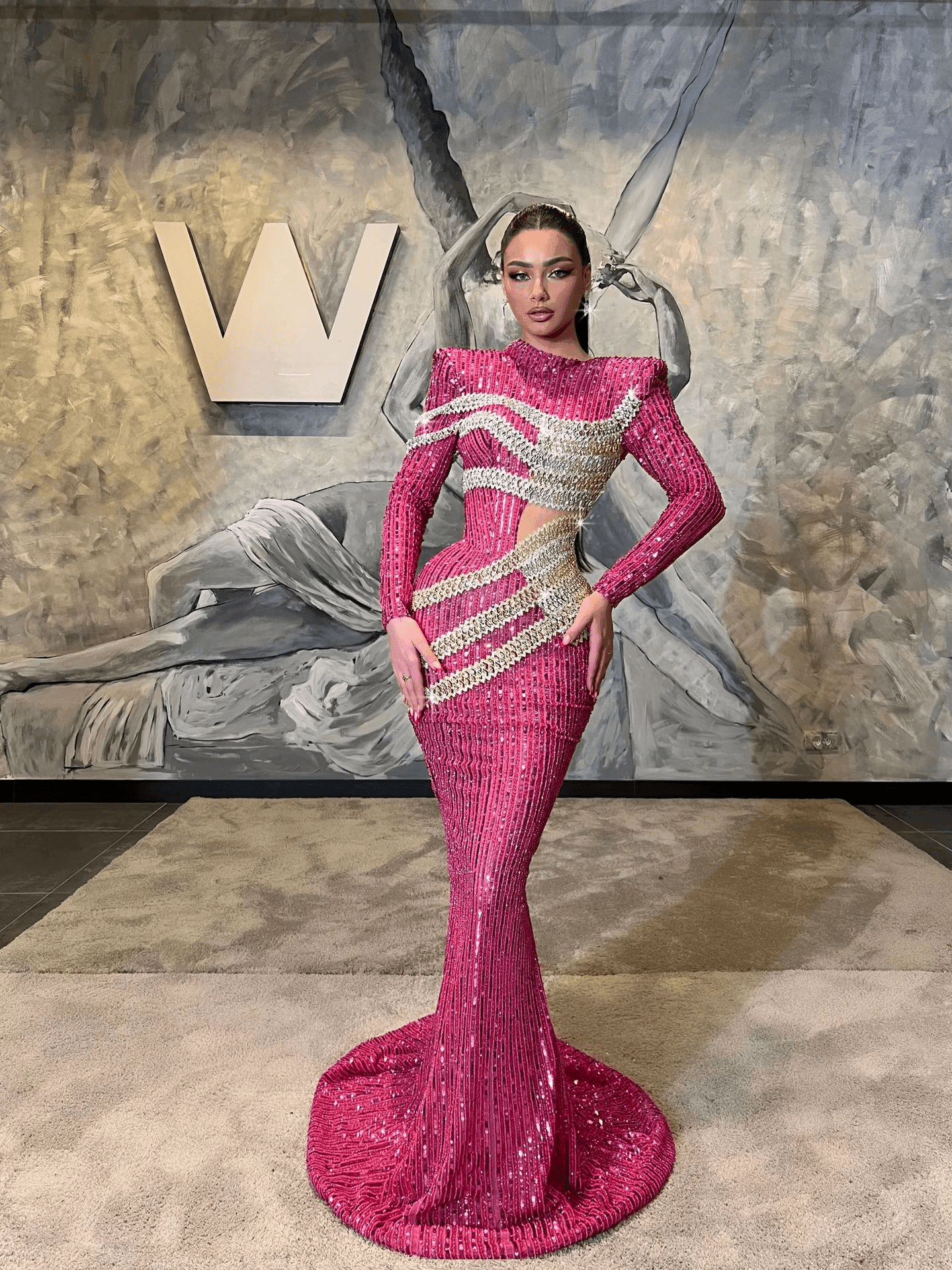 Lili floor length dress - REBECATHELABEL