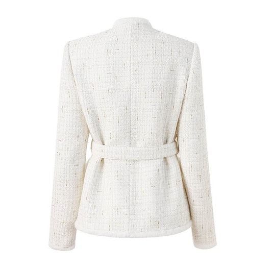 Lili white blazer - REBECATHELABEL