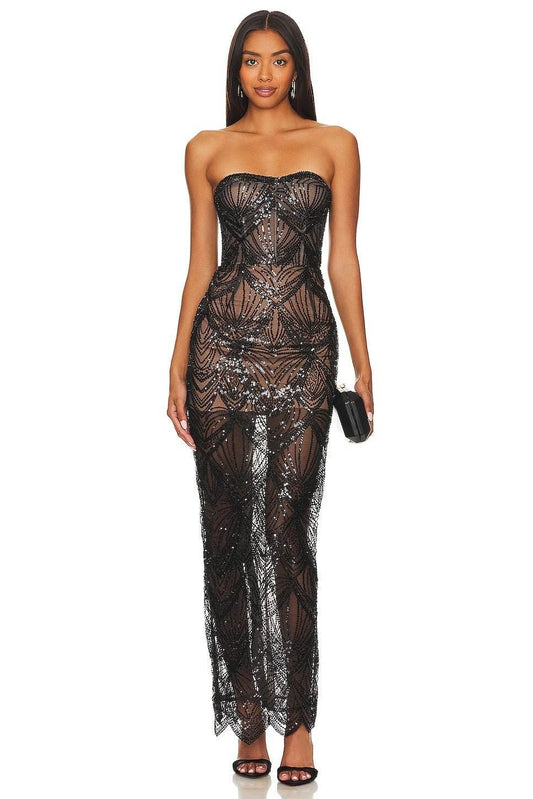 Lolo maxi dress - REBECATHELABEL