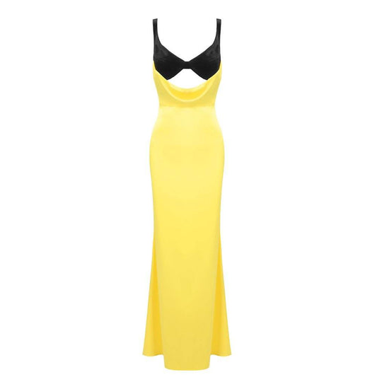 Lolo yellow dress - REBECATHELABEL