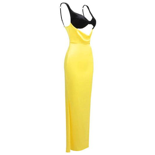 Lolo yellow dress - REBECATHELABEL
