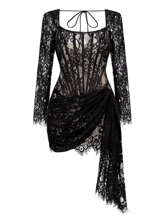 Long Sleeves Prom Dress - REBECATHELABEL