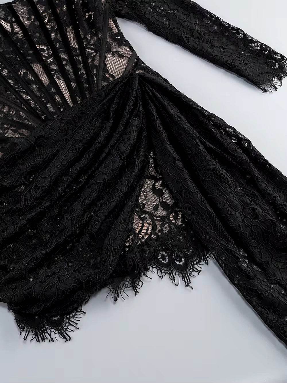 Long Sleeves Prom Dress - REBECATHELABEL