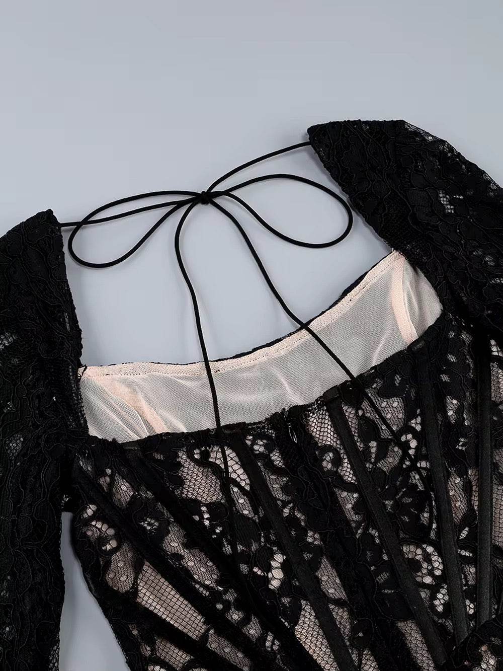 Long Sleeves Prom Dress - REBECATHELABEL