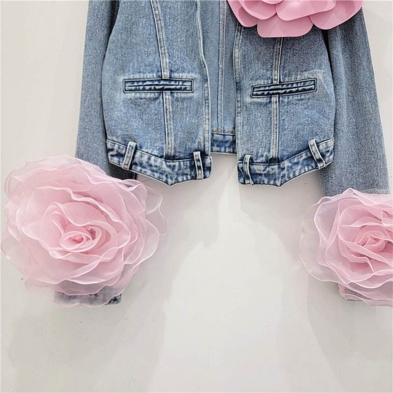 Lorah denim jacket - REBECATHELABEL