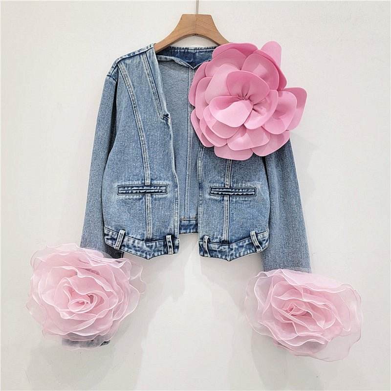 Lorah denim jacket - REBECATHELABEL