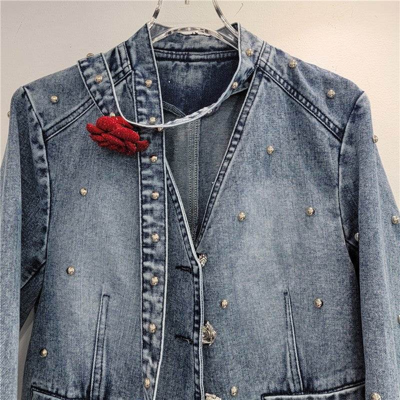 Losa denim jacket - REBECATHELABEL