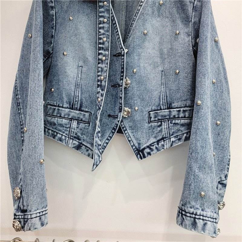 Losa denim jacket - REBECATHELABEL