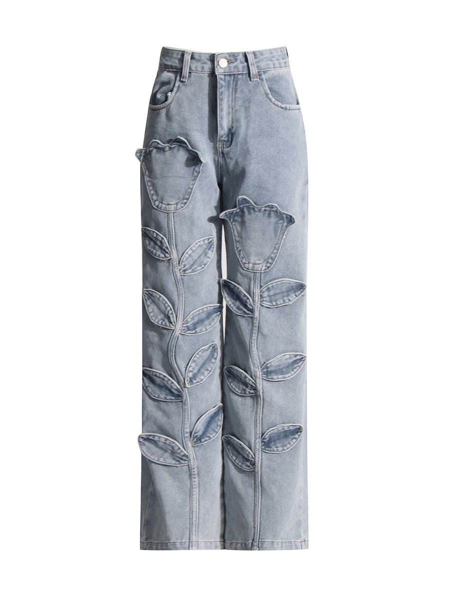 Lover denim pant - REBECATHELABEL